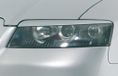 Koplampspoilers RDX Koplampspoilers passend voor Audi A4 B6 (8H) Cabrio (ABS)