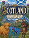 Scotland Coloring Book for Adults and Kids: Castles, Highlands, Lochs, Wildlife and Scottish Travel Scenes