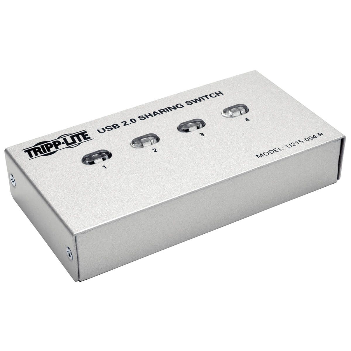 Tripp Lite U215-004-R - USB 2.0 Hub - 4 Ports - Silver