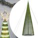 vidaXL LED-kerstboom 1544 leds 500 cm warm wit