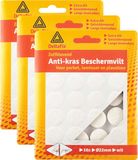 Deltafix Anti-krasvilt - 24x - wit - 28 mm - rond - zelfklevend - meubel beschermvilt