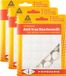 Deltafix Anti-krasvilt - 24x - wit - 28 mm - rond - zelfklevend - meubel beschermvilt