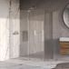 Brauer Stellar - Douchecabine met Draaideur - Helder Glas - 160x100x200 cm - Omkeerbaar - incl. Glascoating - Chroom