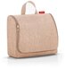 Reisenthel Toiletbag XL - Twist Coffee Beige - 4L - Hanging Toiletry Bag