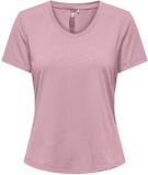 ONLY PLAY ONPFONT VN SS REG TEE Dames Sportshirt Lilas Print