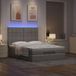 Prolenta Maison Exclusive - Ottomaans bedframe met taupekleurige matras, 140x200 cm, textiel