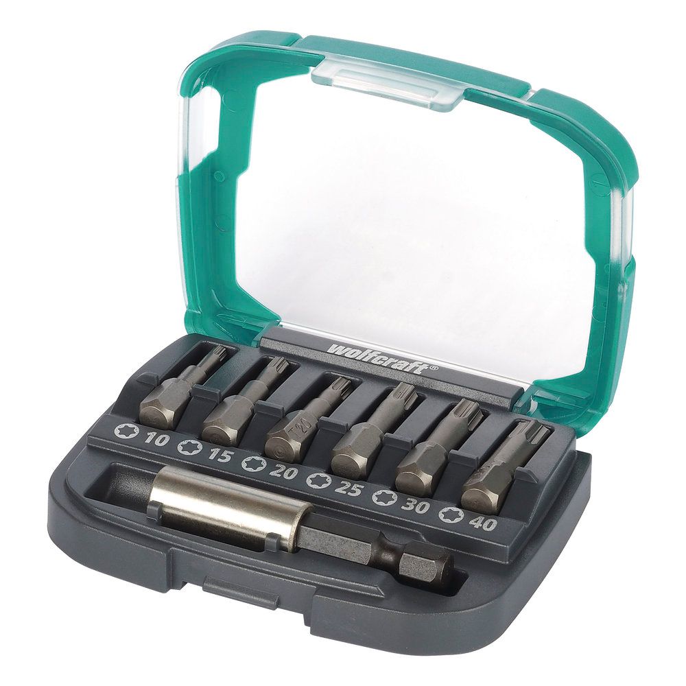 Wolfcraft 1 Torx FIX-GRIP - bit box 7 pieces