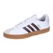 adidas VL Court heren Sneaker, Cloud White Shadow Brown Aluminium, 46 EU