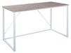 Elmo table pliante, blanc, hêtre, 120x60x75,5 cm