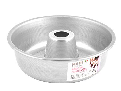 HABI Donut bakvorm - 20 x 20 x 6 cm - Grijs - Aluminium