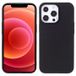iPhone 13 Pro hoesje van mat TPU anti-vingerafdruk - zwart