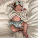 Poupée bébé reborn, fille, silicone, 50 cm, réaliste, avec accessoires