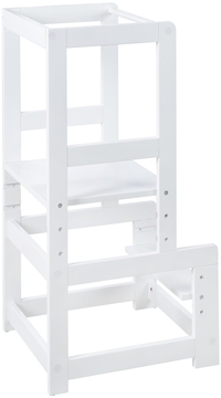 roba Learning Tower - White - Indoor - Adjustable Height - MDF - 90kg Max Weight