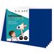 m-office Papier cartonné de couleur A4 180gr Bleu foncé (25 feuilles)