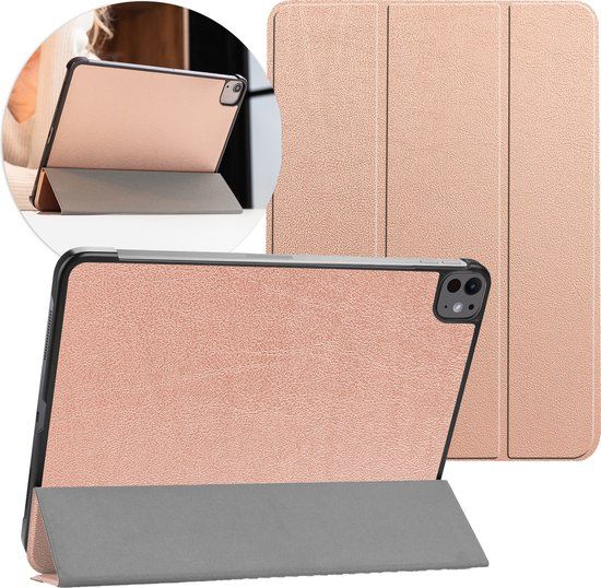 iMoshion Trifold Bookcase for iPad Pro 13 (2024) - Rose Gold