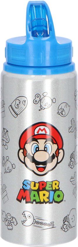 Scooli Super Mario Drinkfles - Multi Colour - 0.71 l - Aluminium