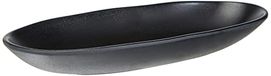 SCHAAL Lacor Rechthoekige schaal, melamine, zwart, 32 x 14 x 4 cm