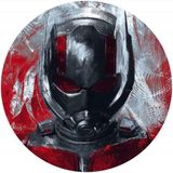 Komar Fotobehang - Avengers Painting Ant-Man 125x125cm - Rond - Vliesbehang - Zelfklevend