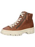 Paul Green dames hoge sneaker cognac