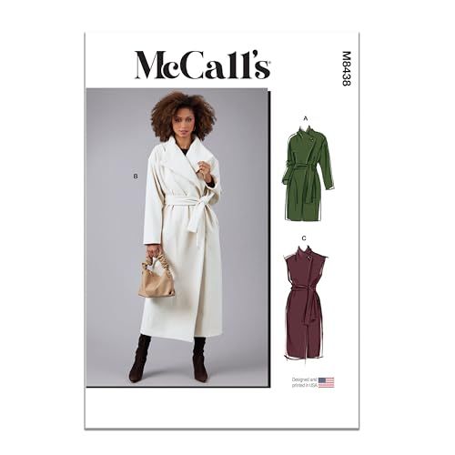 MCCALLS M8438P5 Misses' Coats and Vests (Sizes 12-14-16-18-20)