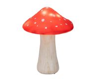 Decoris Champignon 21x21x27.5 rood