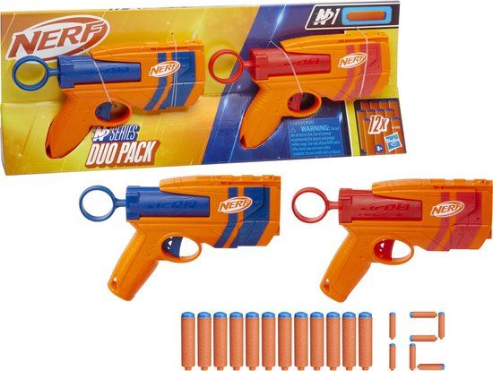 NERF N Series-duopack Speelgoedblasters inclusief 12 N1-darts