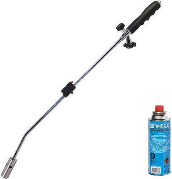 Onkruidbrander / gasbrander met Piezo ontsteker