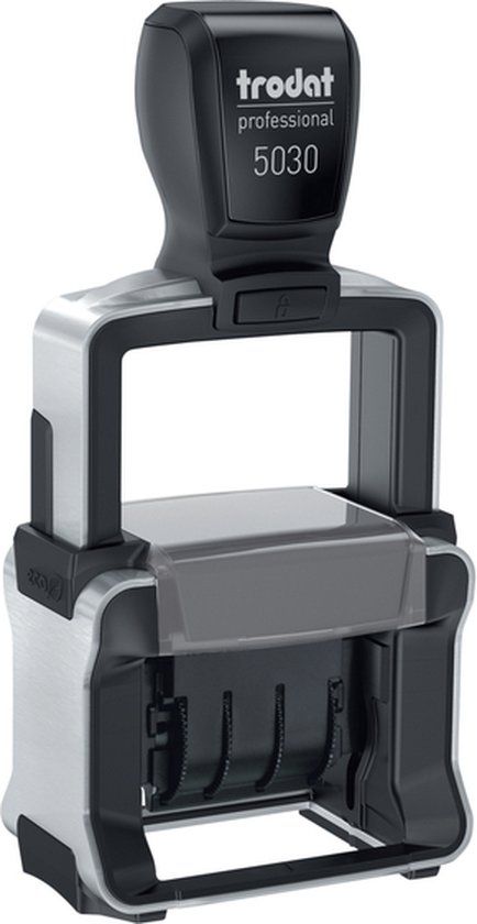 Trodat Professional 4.0 datumstempel 5030 Zwart - Zelfinktend