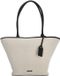 HUGO Jodi C Shopper 45 cm Imitatieleer/Canvas Wit Effen Unisex Volwassenen