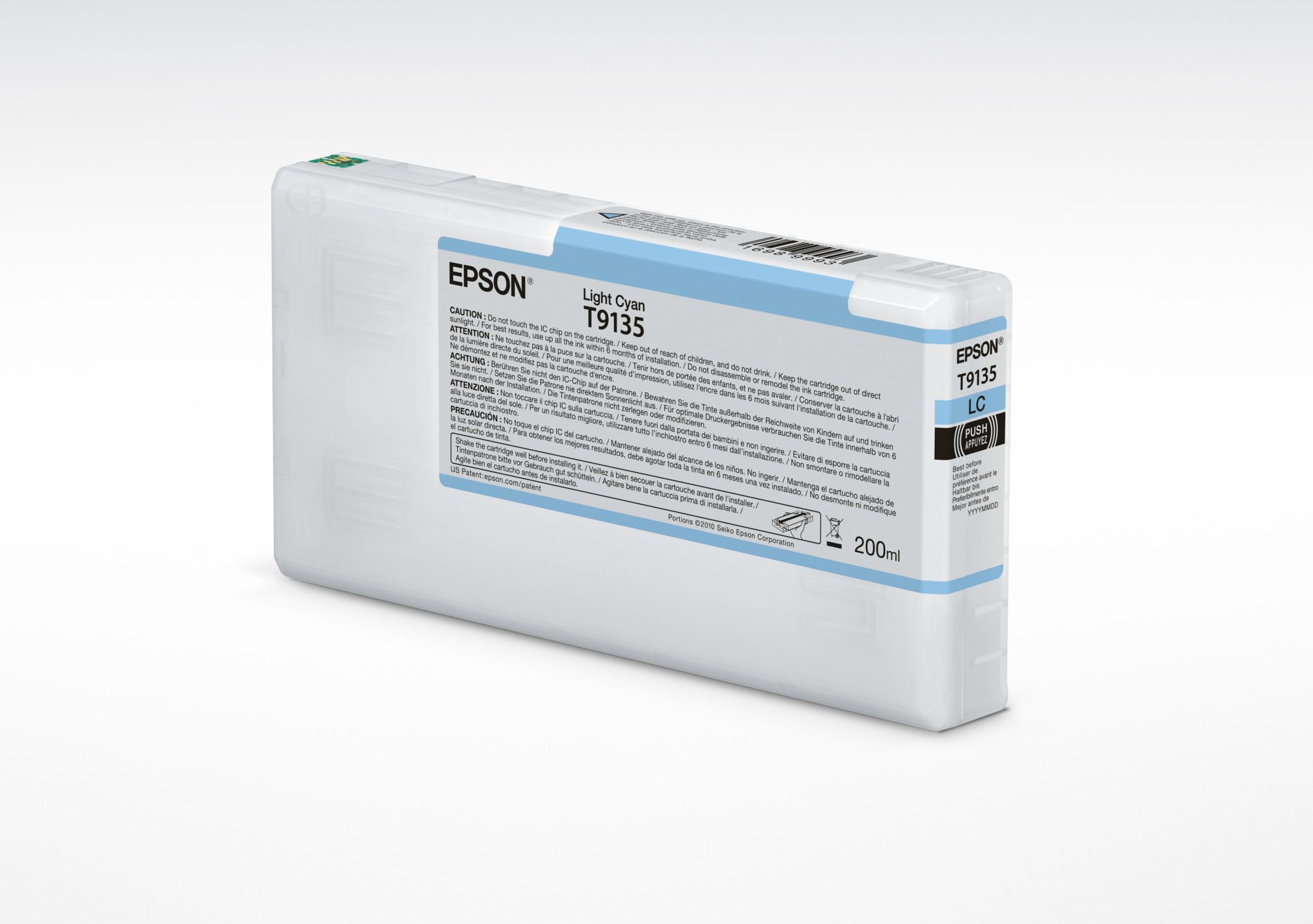 Epson T9135 Light Cyan Ink Cartridge (200ml) - Original