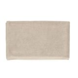 Tapis de bain, coton recyclé, sable, 50 x 80 cm