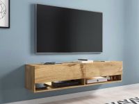 ACAPULCO Meuble TV-HiFi 2 portes battantes 140 cm chêne wotan