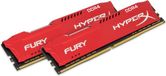 StarTech HyperX FURY Red 16GB DDR4 2400MHz Kit geheugenmodule 2 x 8 GB