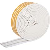 Fix-o-moll tochtband zelfklevend P 9x5,5mm 18m wit