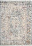 SAFAVIEH Illusion Collection Laagpolig Tapijt, Groenblauw en Crème, 91 x 152 cm