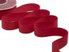 Furlanis - Poly katoen, band van poly-katoen, mat, voor geschenkverpakkingen, decoraties, gastgeschenken - rood, 25 mm x 25 m