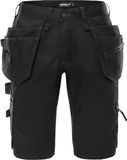 Fristads Korte werkbroek stretch dames 2904 GWM - Zwart - 40