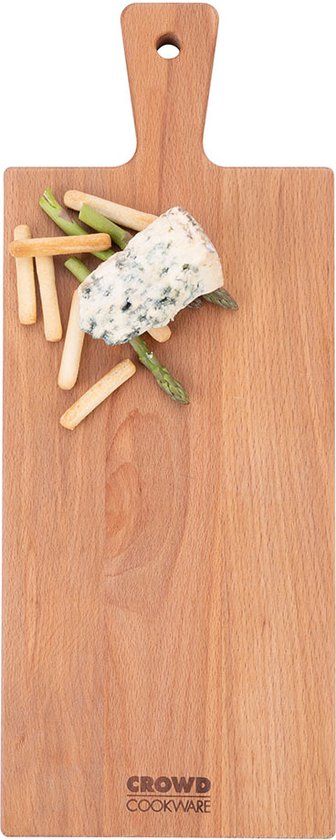 Crowd Cookware Snijplank - Beukenhout - 50x20cm - Bruin