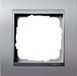 Gira Event Afdekraam 1-voudig Aluminium - 021136