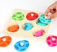Shenzhen Haorui Industrial Technology Co., Ltd. Jouets en bois à partir de 1 an - cadeaux pour enfants d'un an - jouets Montessori - puzzle en bois - garçons - cadeau de Pâques - jeu de tri - format de poche