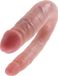 Pipedream King Cock U-Shaped Double Trouble Dubbele Dildo Small - Beige