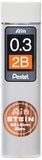 Pentel Ain STEIN C273 Fijnvulling, 15 vullingen per doos, 0,3 mm, hardheidsgraad 2B (1 doos)