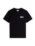 Tommy Hilfiger Chemise 'BRAND LOVE' Bleu / Rouge foncé / Noir / Blanc