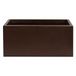 WellHome Top Garden Rotri Bloempot van polyethyleen met vorm, brons, 80 x 40 x 40 cm
