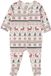 Vertbaudet Pyjama kerst familie capsulecollectie nachtblauw met dierenprint