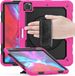 Casecentive Handstrap Pro Hardcase met handvat iPad Pro 12.9 2022 / 2021 / 2020 / 2018 roze