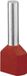 Phoenix Contact 3200988 Cosse double 1 mm² Partiellement isolé Rouge 100 pièce(s)