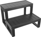 Whirlpool & Spa Trap - 2 treden - WPC - Zwart