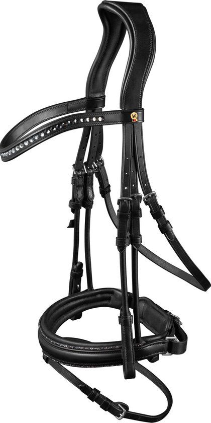 Waldhausen S-Line Hoofdstel Glamour Full Zwart