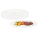 Excellent Houseware assiette - 8x - transparent - plastique - 23 cm - service de camping